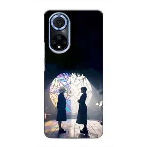 Чехлы с принтом Уэнсдей на Huawei Nova 9 SE (Уэнсдей и Энди)