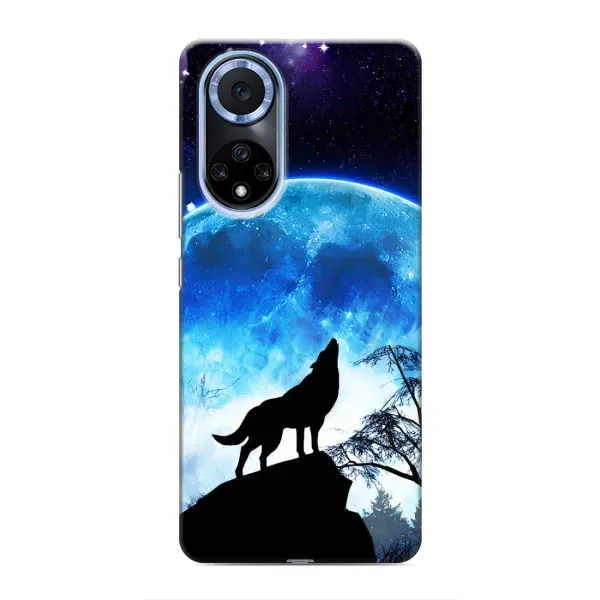 Чехол с рисунком «Воет на луну» для Huawei Nova 9 SE Чехол с рисунком «Воет на луну» для Huawei Nova 9 SE
