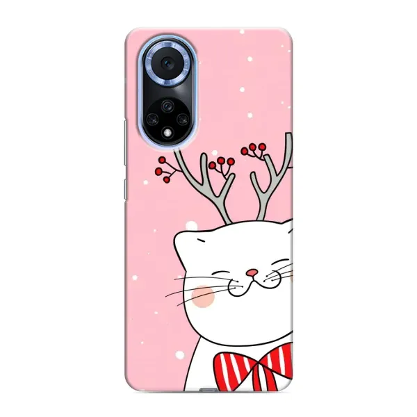 Чехол с рисунком «Зимний кот» для Huawei Nova 9 SE Чехол с рисунком «Зимний кот» для Huawei Nova 9 SE
