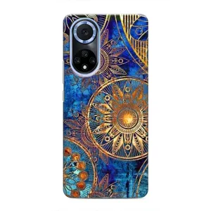 Чехлы со смыслом для Huawei Nova 9 SE (Золотые узоры)