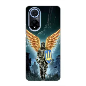 Патриотический Чехол для Huawei Nova 9 SE (ЗСУ з крильями)