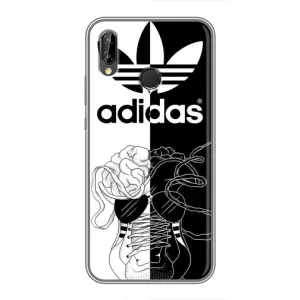 Чехол в стиле "Адидас" для Хуавей П Смарт 2019 (Adidas шнурки)