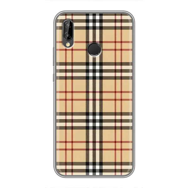 Чехол с рисунком «Burberry стиль» для Huawei P Smart 2019 Чехол с рисунком «Burberry стиль» для Huawei P Smart 2019