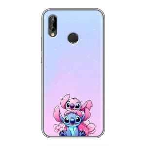 Чехол с рисунком Стич для Huawei P Smart 2019 (Энджл и Стич)