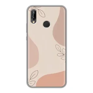 Чохол квітковий дизайн для Huawei P Smart 2019 (Кориневий фон)