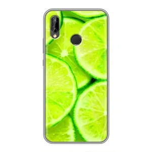 Чохол з зображенням смачної їжі для Huawei P Smart 2019 (Лайм)
