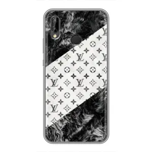 Чохол Стиль Louis Vuitton на Huawei P Smart 2019 (LV на білому)