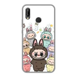 Чехол с принтом Лабубу для Huawei P Smart 2019 (Маленькие Лабубу)