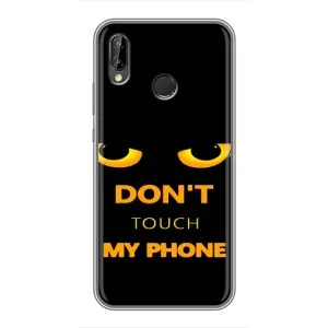 Чохол з Прикольним Принтом на Huawei P Smart 2019 (Не чіпай мій телефон)