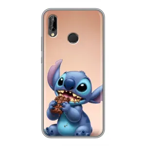 Чехол с рисунком Стич для Huawei P Smart 2019 (Стич с шоколадом)
