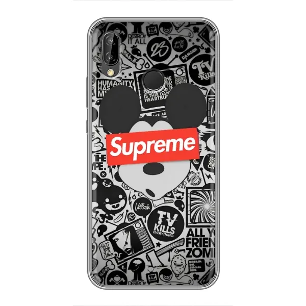Чехол с рисунком «Supreme Маус» для Huawei P Smart 2019 Чехол с рисунком «Supreme Маус» для Huawei P Smart 2019