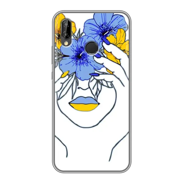 Чехол с рисунком «Украинка на всю голову» для Huawei P Smart 2019 Чехол с рисунком «Украинка на всю голову» для Huawei P Smart 2019