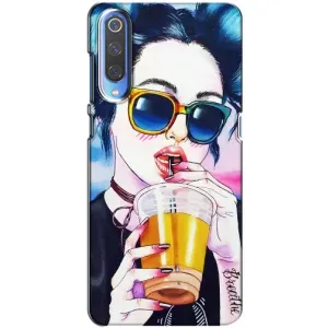 Чехол с картинкой Модные Девчонки Huawei P Smart 2020 (Девушка с коктейлем)