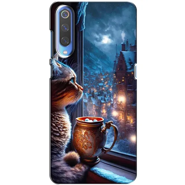 Чехол с рисунком «Кот новогодний» для Huawei P Smart 2020 Чехол с рисунком «Кот новогодний» для Huawei P Smart 2020