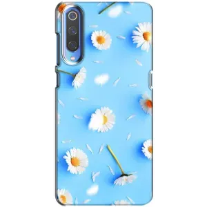 Чехол с Цветами для Huawei P Smart 2020 (ромашки на голубом)