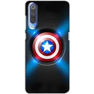 Чехол с Щитом Капитана Америки на Huawei P Smart 2020 (Яркий Щит Капитана)