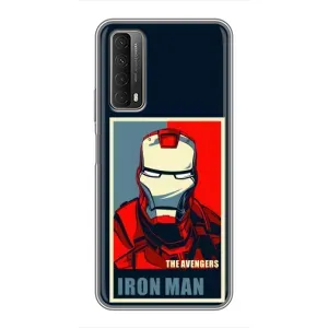 Чехол Супергерой Железный человек на Huawei P Smart 2021 (Art Iron man)