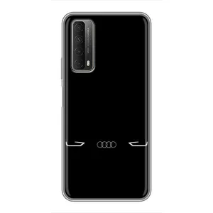 Силіконовий бампер з картинкою машини на Huawei P Smart 2021 (Сілует Audi)