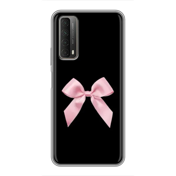 Чехол с рисунком «Бант на черном» для Huawei P Smart 2021 Чехол с рисунком «Бант на черном» для Huawei P Smart 2021