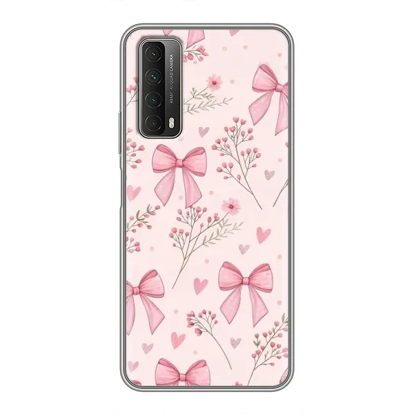 Чехол с рисунком «Банты с цветами» для Huawei P Smart 2021 Чехол с рисунком «Банты с цветами» для Huawei P Smart 2021