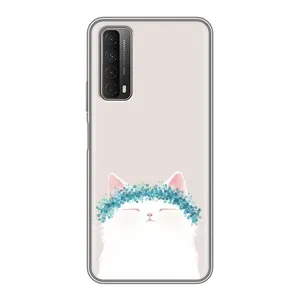 Чохол на тематику: Коти для Huawei P Smart 2021 (Білий котик)