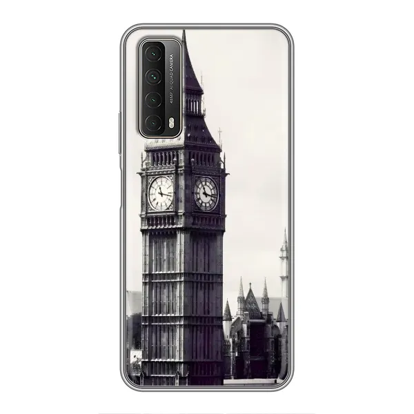 Чехол с рисунком «Биг-Бен» для Huawei P Smart 2021 Чехол с рисунком «Биг-Бен» для Huawei P Smart 2021