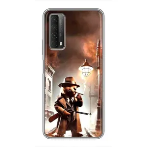 Чехол с мемами тралалело тралала для Huawei P Smart 2021 (Бобрито бандито)