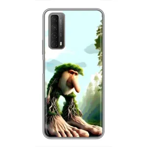 Чехол с мемами тралалело тралала для Huawei P Smart 2021 (Брр брр патапим)