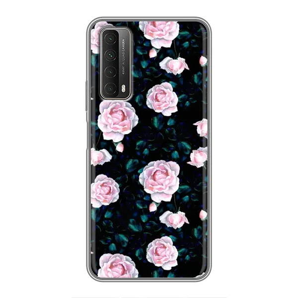 Чехол с рисунком «Чайные розы» для Huawei P Smart 2021 Чехол с рисунком «Чайные розы» для Huawei P Smart 2021