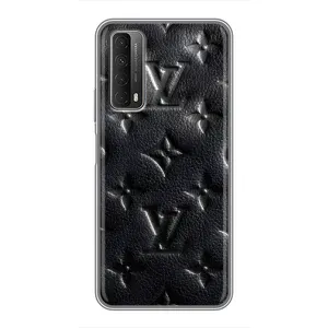 Текстурный Чехол Louis Vuitton для Хуавей П Смарт 2021 (Черный ЛВ)
