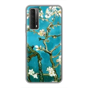 Чехол с принтом САКУРЫ на Huawei P Smart 2021 (Цветение Сакуры)