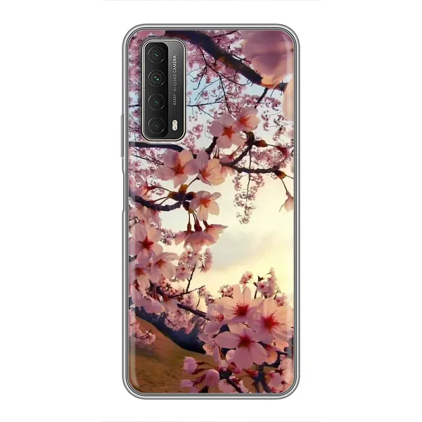 Чехол с рисунком «Цветущая сакура» для Huawei P Smart 2021 Чехол с рисунком «Цветущая сакура» для Huawei P Smart 2021