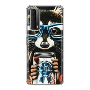 Силіконовий Чохол з Энотами на Huawei P Smart 2021 (Єнот в окулярах)