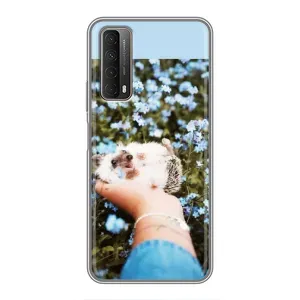 Чохли з зображенням різних тварин на Huawei P Smart 2021 (Їжачок в руці)