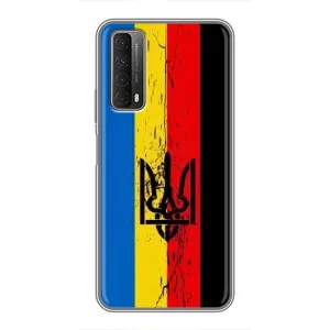 Чохли УПА (Червоно-Чорний) на Huawei P Smart 2021 (Прапор УПА)