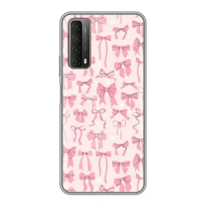 Чехол банты для Huawei P Smart 2021 (Фон бантики)