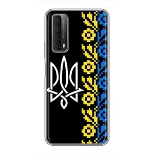 Силиконовый Чехол на Huawei P Smart 2021 (Герб и вышыванка)
