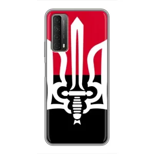 Чохли УПА (Червоно-Чорний) на Huawei P Smart 2021 (Герб України)