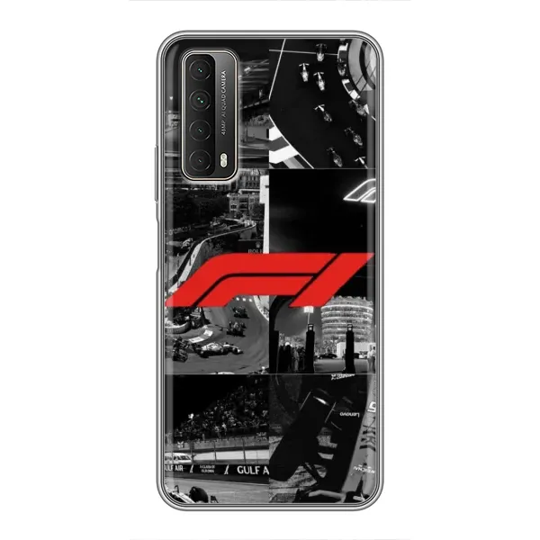 Чехол с рисунком «Коллаж Формула 1» для Huawei P Smart 2021 Чехол с рисунком «Коллаж Формула 1» для Huawei P Smart 2021