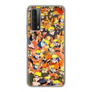 Чехлы с принтом Наруто на Huawei P Smart 2021 (Коллаж Наруто)