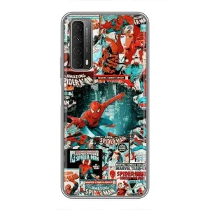 Чехол Супергерой Человека Паука на Huawei P Smart 2021 (Комиксы Человек Паук)
