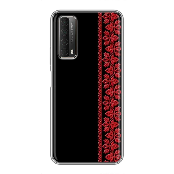 Чехол с рисунком «Красная Вышиванка» для Huawei P Smart 2021 Чехол с рисунком «Красная Вышиванка» для Huawei P Smart 2021