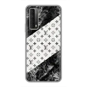 Чехол Стиль Louis Vuitton на Huawei P Smart 2021 (LV на белом)