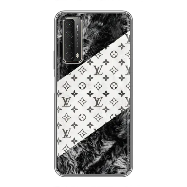 Чехол с рисунком «LV на белом» для Huawei P Smart 2021