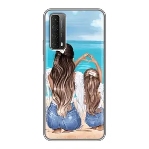 Чехлы для МАМЫ на Huawei P Smart 2021 (Мама и дочь)