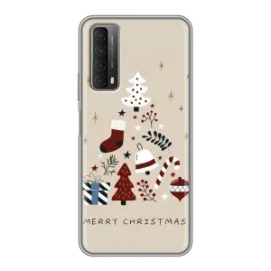 Чехол Санта Клаус для Huawei P Smart 2021 (Merry Christmas)