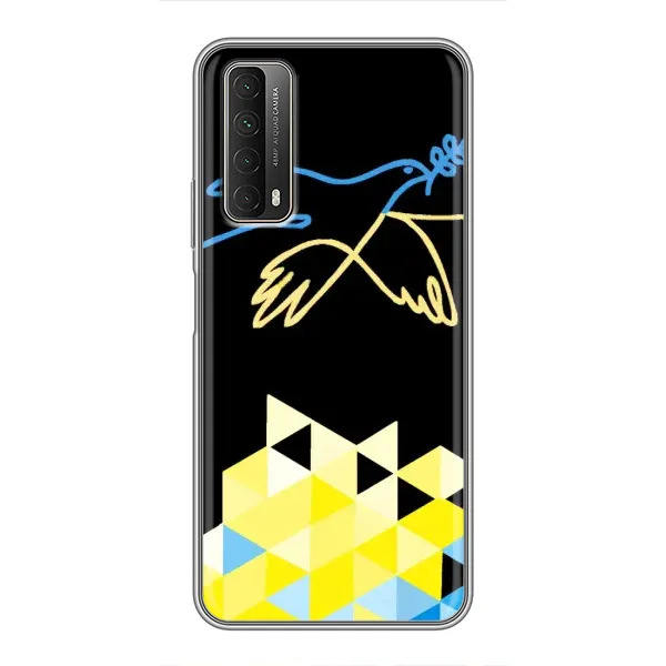 Чехол с рисунком «Мир для Украины» для Huawei P Smart 2021 Чехол с рисунком «Мир для Украины» для Huawei P Smart 2021