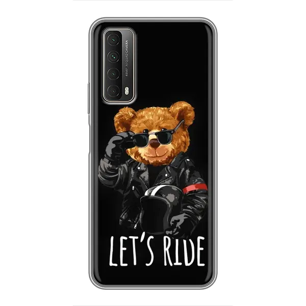 Чехол с рисунком «Модный Мишка» для Huawei P Smart 2021 Чехол с рисунком «Модный Мишка» для Huawei P Smart 2021