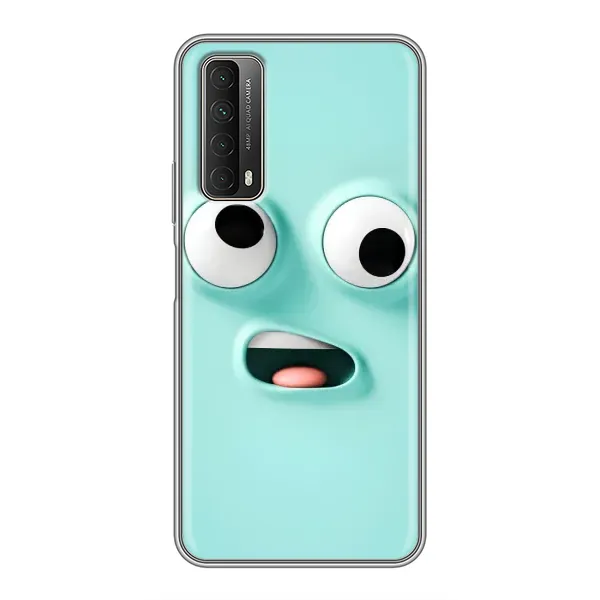 Чехол с рисунком «Забавное мятное лицо» для Huawei P Smart 2021 Чехол с рисунком «Забавное мятное лицо» для Huawei P Smart 2021