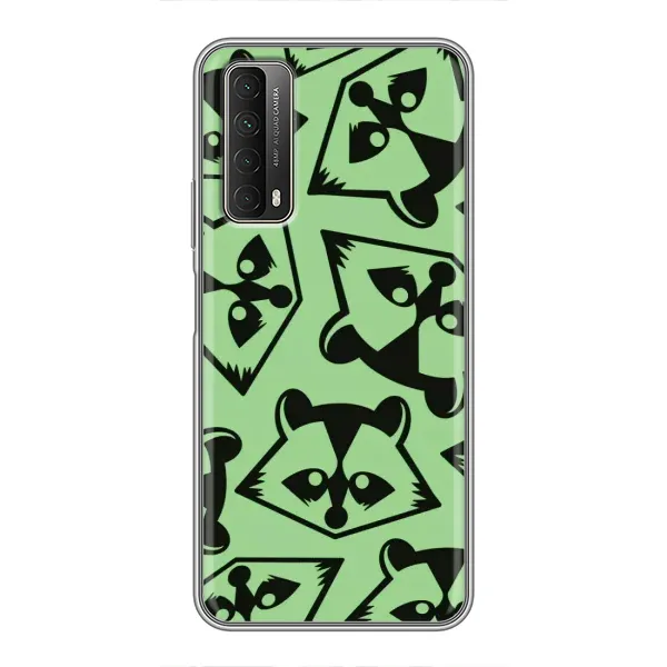 Чехол с рисунком «Мордочки Енота» для Huawei P Smart 2021 Чехол с рисунком «Мордочки Енота» для Huawei P Smart 2021